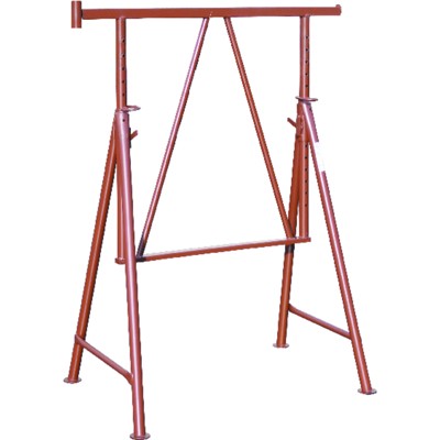 müba - Stahlrohr-Gerüstbock, lackiert Breite 1,20m, Höhe 1,20 - 1,95m