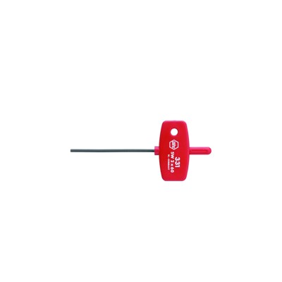 Wiha® - Schraubendreher Sechskant außen 331 gehärt. KF Schlüsselgriff SW3x60mm