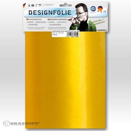 Oracover 50-037-B Designfolie Easyplot (L x B) 300 mm x 208 mm Perlmutt-Gold-Gelb