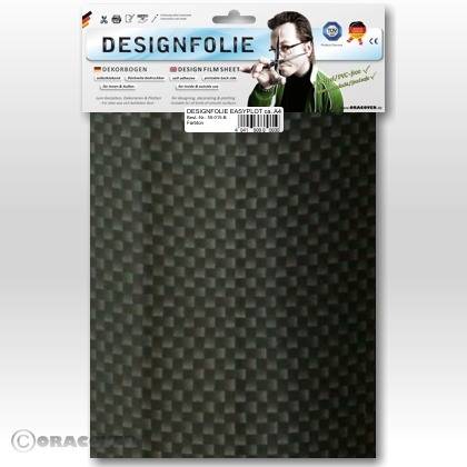 Oracover 450-071-B Designfolie Easyplot (L x B) 300 mm x 208 mm Carbon