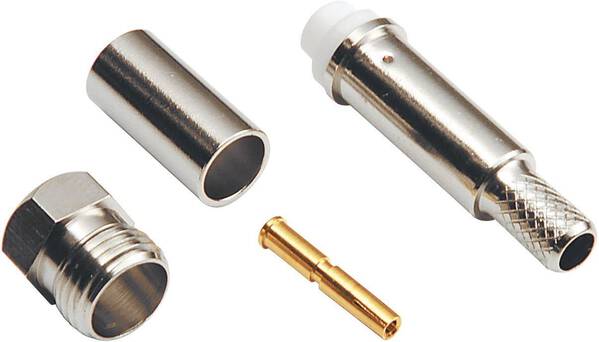 TRU COMPONENTS 1579434 FME-Steckverbinder Buchse, gerade 1 St.