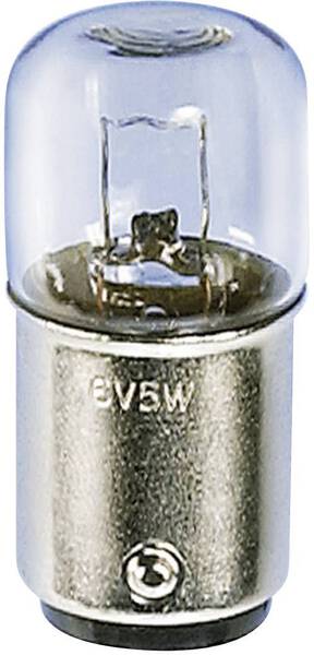 Barthelme 00142403 Kleinröhrenlampe 24 V 3 W BA15d Klar 1 St.