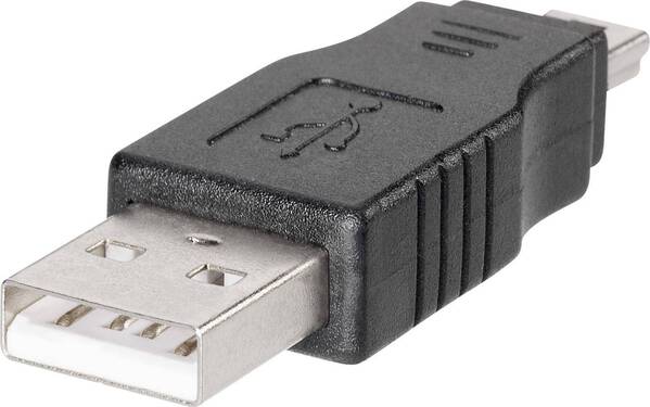 Adapter USB-Stecker - Mini-B-USB-Stecker 1582501 TRU COMPONENTS Inhalt: 1 St.