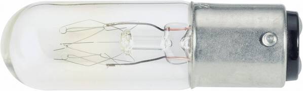 Barthelme 00100018 Kleinröhrenlampe 24 V, 30 V 6 W, 10 W BA15d Klar 1 St.
