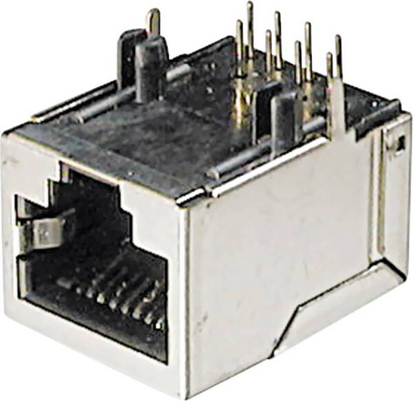 ASSMANN WSW A-20042-LP/FS Modulare Einbaubuchse A-20042-LP/FS Buchse, Einbau horizontal Modulbuchse 8polig geschirmt Po