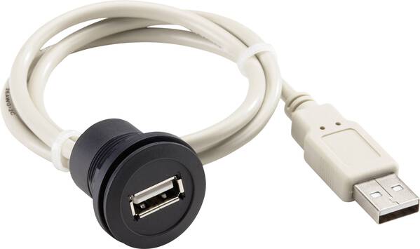 USB-Einbaubuchse 2.0 Typ A Buchse, Einbau RRJ_USB_SW RRJ_USB_SW Schlegel Inhalt: 1 St.