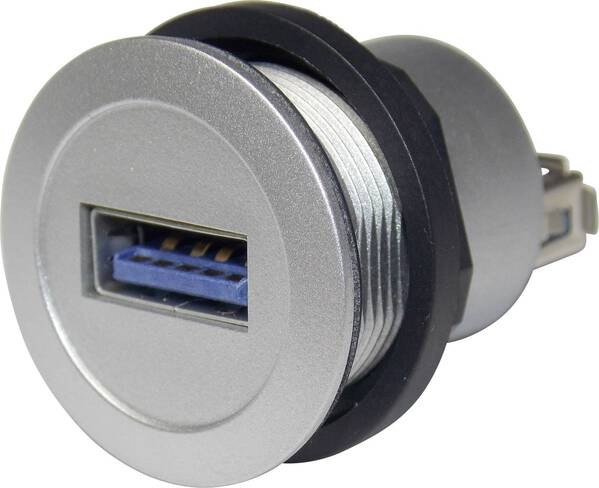 USB-Einbaubuchse 3.0 Buchse, Einbau RRJ_USB3_AA RRJ_USB3_AA Schlegel Inhalt: 1 St.