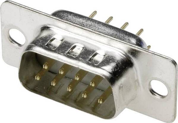 ASSMANN WSW A-DS 15 PP/Z D-SUB Stiftleiste 180 ° Polzahl: 15 Löten 1 St.