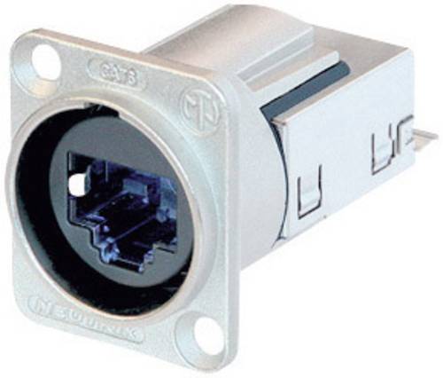 Neutrik NE8FDY-C6 EtherCon® RJ45 CAT6 Einbaubuchsen NE8FDY-C6 Buchse, Einbau NE8-FDY0-C6 Pole: 8P8C Nickel 1 St.