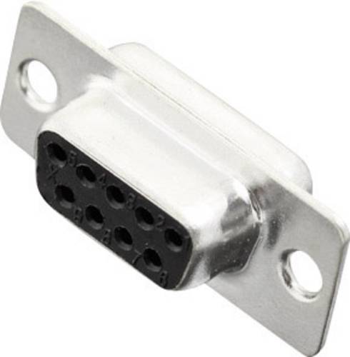 MH Connectors MHDB09-SS 2101-0180-11 D-SUB Buchsenleiste 180 ° Polzahl: 9 Lötkelch 1 St.