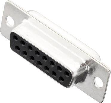 MH Connectors MHDM15-SS 2101-0200-12 D-SUB Buchsenleiste 180 ° Polzahl: 15 Lötkelch 1 St.
