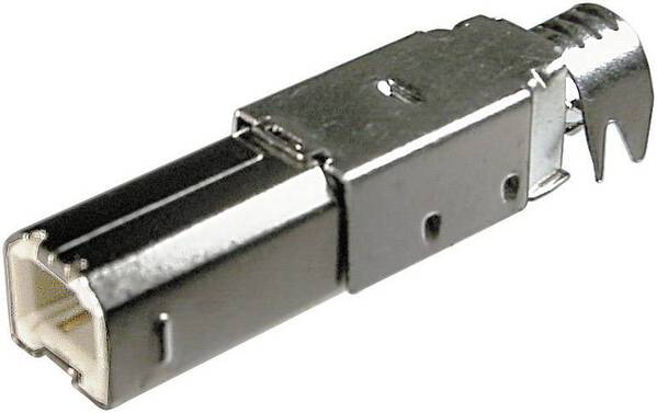 Selbstkonfektionierbarer USB B-Steckverbinder USB B 1582491 TRU COMPONENTS Inhalt: 1 St.