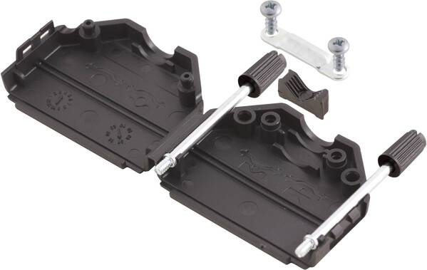 MH Connectors MHDPPK25-BK-K 6260-0101-03 D-SUB Gehäuse Polzahl: 25 Kunststoff 180 ° Schwarz 1 St.