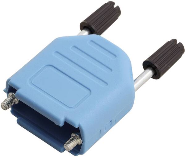 MH Connectors MHDPPK09-B-K 6353-0104-01 D-SUB Gehäuse Polzahl: 9 Kunststoff 180 ° Blau 1 St.