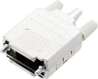 MH Connectors MHDPPK-M-09-K 6260-0105-01 D-SUB Gehäuse Polzahl: 9 Kunststoff, metallisiert 180 ° Silber 1 St.