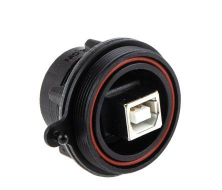 USB connector B TYPE USB CHASSIS BUCC PX0842/B Bulgin Inhalt: 1 St.