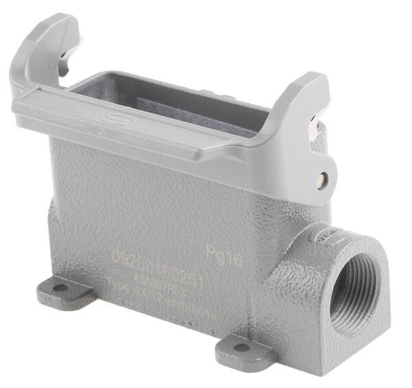 Sockelgehäuse Han® 16A-asg2-K-16 09200160251 Harting 1 St.