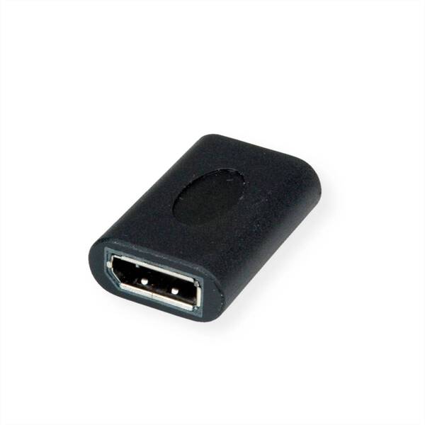 Value 12.99.3165 Adapter [1x DisplayPort Buchse - 1x DisplayPort Buchse] Schwarz