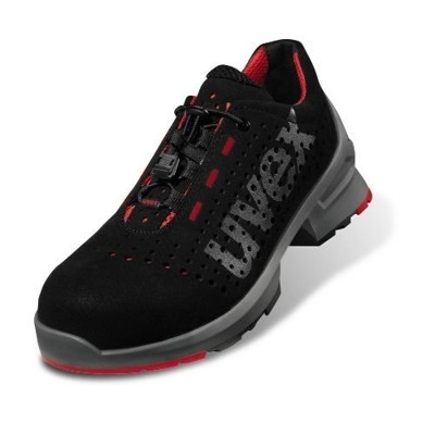 uvex - Sicherheitshalbschuh 1 8546/9, S1 SRC ESD, schwarz, W12, Größe 49