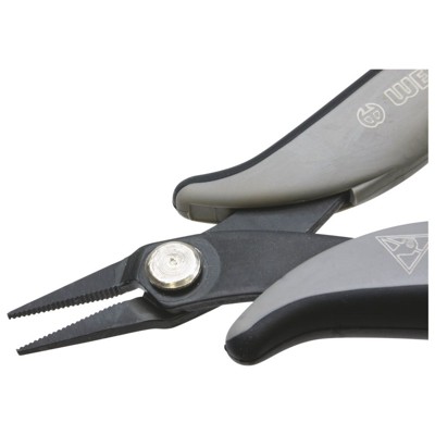 WETEC - Mini-Flachzange Ecotec, kurz, Greifflächen geriffelt, 3,0, ESD-Griffe