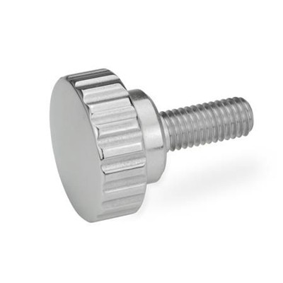 Ganter Norm® - 535-28-M8-20-PL Edelstahl-Rändelschrauben