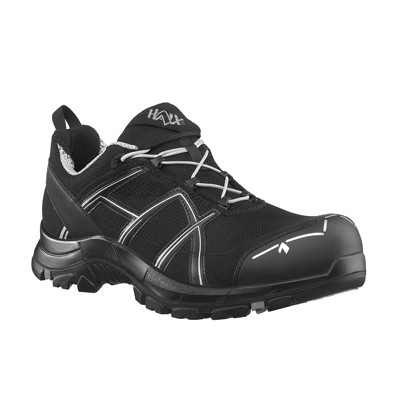 Haix - Sicherheitshalbschuh BLACK EAGLE Safety 41.1 low/black-silver, S1P, schwarz/silber, Größe UK 5.5 / EU 39