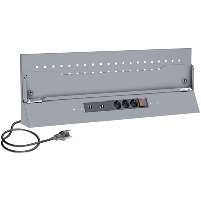 VIGOR® - Lochwandplatte mit Netzversorgung 861 mm ∙ V6000-015SP
