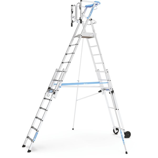 ZAP Masterflex Plus S - Teleskop-Plattformleiter 12 Stufen