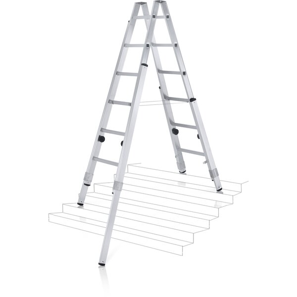 Varioflex B - LM-Stehleiter 2 x 8 Sprossen