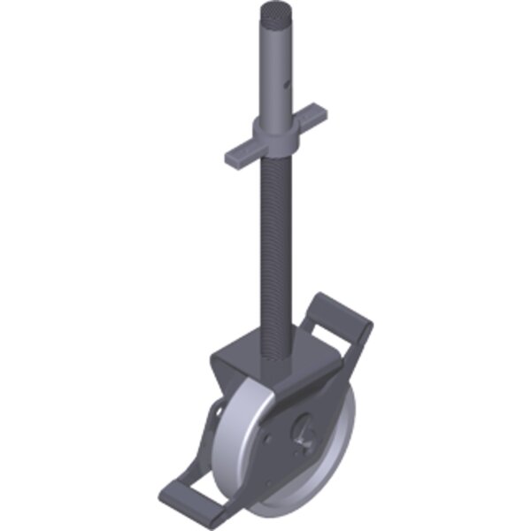 Alu-Guss-Lenkrolle D = 125 mm