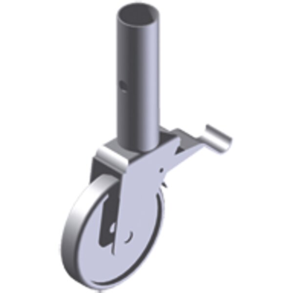 Lenkrolle mit Zapfen D = 125 mm