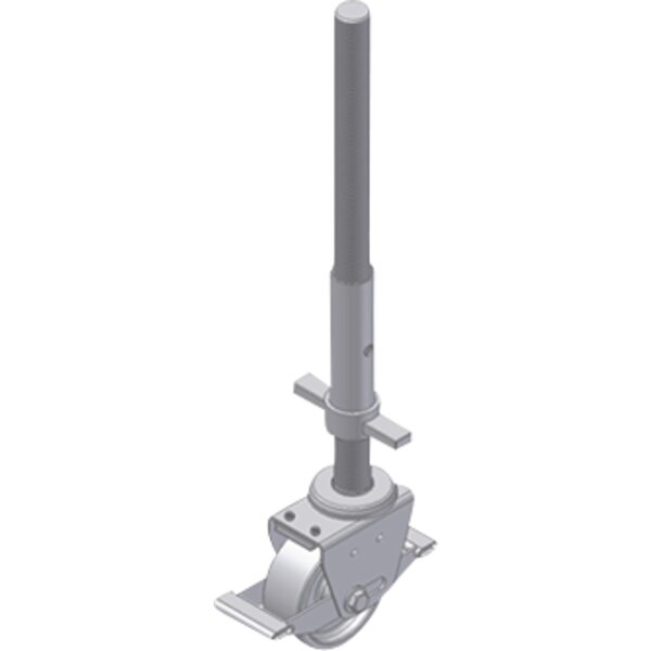 Lenkrolle mit Spindel D = 125 mm