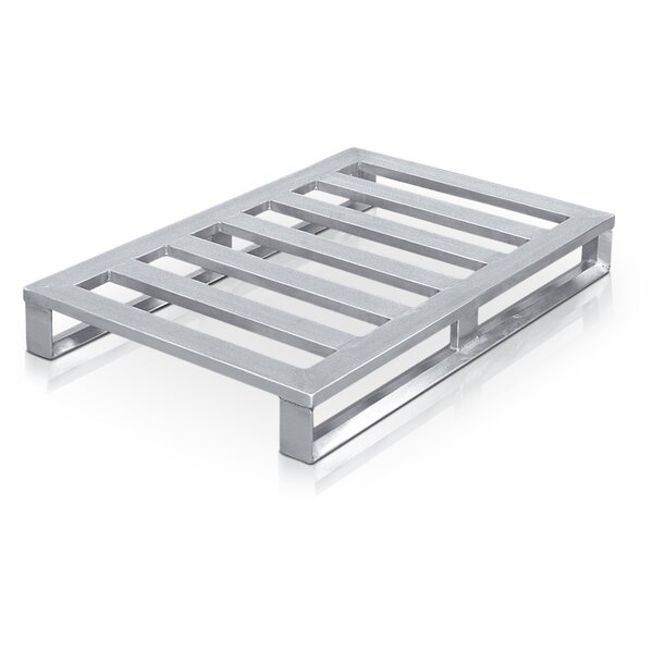 Aluminium-Flachpalette mit Kufen
